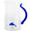 Wd Lifestyle - Caraffa in Vetro Borosilicato 1,5 Litri con Decorazione Interna (Delfino)