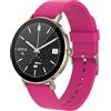 SMARTY2.0 SMARTY 2.0 Orologio digitale da uomo automatico con cinturino in silicone SW079F, dorato, Moderno