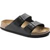 BIRKENSTOCK Classic Arizona Birko-Flor - Ciabatte unisex per adulti, Nero, 37 EU Stretta