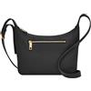 Fossil Small Crossbody, Borsa a tracolla Cecilia Donna, Nero, Nero S, Small