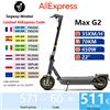 Ninebot EU Stock Ninebot di Segway Max G2 Scooter elettrico intelligente 35 KM/H velocità massima 70KM gamma 450W motore originale G2 Kickscooter - Max G2