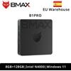 BMAX Mini PC B1PRO Windows 11 Pro 8GB RAM 128GB ROM N4000 Micro Computer Desktop Dual-Band WiFi mini - 8GB 128GB