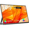 UPERFECT Monitor portatile da 18.5 "IPS PS5 XBOX 1080P 120Hz Display IPS da gioco per Laptop Dual - 18.5 1080P 120Hz
