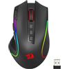 REDRAGON Mouse da gioco Redragon M612 PRO BT e 2.4RGB, mouse da gioco ottico cablato/wireless da 8000 DPI 11 pulsanti programmabili e 6 modalità retroilluminate