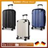 KONO Valigia KONO Valigia trolley leggera e rigida con 4 ruote gemelle Materiale ABS - Grigio
