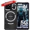 DOOGEE Blade GT Rugged Phone 6.72 ''FHD + 120Hz LED effetto luce dimensione 7050 12GB RAM 256GB ROM - 12GB 256GB Black