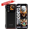 DOOGEE Blade10 Max Rugged Phone 6.56 90Hz IPS Display 8GB 256GB 1.54 'display posteriore 50MP AI - 8GB 256GB Black