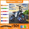 Other Jansno bici elettrica 1500W doppio motore 48 v23ah batteria al litio bicicletta elettrica moto - Blue 1500W 48V23AH