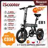 iScooter Bici elettrica iScooter EB1, motore da 500 W, batteria al litio 36 V 7,8 Ah, bici elettrica da città ad alta velocità da 25 km con pieghevole da 14 pollici per adulti - EB1