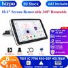 HIZPO 8 + 128G 10.1 ''360 girevole 1 Din AutoRadio GPS per lettore multimediale universale per auto Stereo 1DIN Video Autoradio Carplay unità principale - 10.33 2G 32G AI DVR