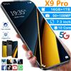 LenO X9 pro Smartphone sbloccato 16GB plus 1 TB Dual SIM 4G 5G WiFi Global cellulare Android originale - Black 16GB 1TB