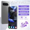 LenO Smartphone Pixel 9 Pro XL: 7.3 FHD + 108MP 16GB + 1TB Snapdragon 8 Gen4 8800mAh 5G Dual SIM, Android - Black