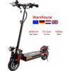 X4 miglior doppio motore 1000w Scooter elettrico 48v 17.5ah batteria 10 pollici fuoristrada - 1000w 48v 17.5ah