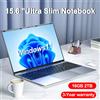 H&U&W 15.6 "Ultra Slim Laptop 16GB RAM 2TB SSD Intel N3700 Windows 11 Pro Notebook Gamer 1920*1080 Display - 16GB 128GB