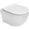Roca Meridian-N Compacto set vaso wc con copriwater sospeso senza brida bianco A34H242000