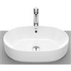 Roca Gap lavabo 55x39 cm ovale da appoggio bianco A3270Y1000