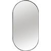 Ars Longa Scandi specchio 50x100 cm ovale nero SCANDI50100-C