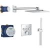 Grohe Grohtherm SmartControl set doccia da incasso con termostato con soffione cromo 34706000