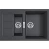 Franke Sirius 2.0 lavello tectonite 78x50 cm grigio/grafite/inox 143.0618.687