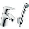 Hansgrohe Focus rubinetto per lavabo con doccetta bidet verticale cromo 31926000