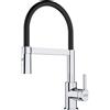 Franke Lina rubinetto da cucina verticale cromo-nero 115.0626.085