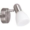 Rabalux Soma lampada da parete 1x40 W bianco-cromo 6301