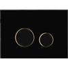 Oltens Lule placca di comando per WC nero opaco/oro opaco/nero opaco 57106300