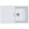 Franke Sirius 2.0 lavello tectonite 78x50 cm bianco 143.0612.628