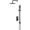 Cersanit Inverto set doccia da incasso nero S952-006
