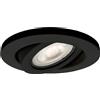 Light Prestige Lagos lampada da incasso 1x50 W nero LP-440/1RSBKMOVABLE