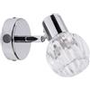 Rabalux Lauren lampada da parete 1x40 W cromo-trasparente 6091