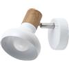 Rabalux Holly lampada da parete 1x40 W bianco-legno 5943