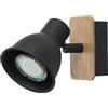 Rabalux Mac lampada da parete 1x15 W nero 5902
