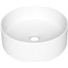 Deante Silia lavabo 36x36 cm rotonda da appoggio bianco CQS_AU4S