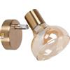 Rabalux Holly lampada da parete 1x40 W ottone-ambra 5546