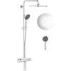 Grohe Vitalio Joy set doccia a parete con termostato con soffione StarLight Chrome 26401001
