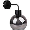 Candellux Lady lampada da parete 1x40 W nero-fumé 21-76700