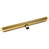 Laveo Slim canalina lineare con griglia 60 cm oro COSG60D