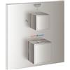 Grohe Grohtherm Cube rubinetto per vasca e doccia da incasso con termostato SuperSteel 24154DC0