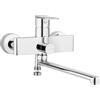 Deante Alpinia rubinetto per lavabo a parete cromo BGA_056M