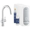 Grohe Blue rubinetto da cucina con filtro verticale StarLight Chrome 31541000