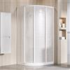 Ravak Supernova box doccia 90x90 cm semicircolare bianco lucida/polistirene 3117O10211