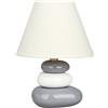 Rabalux Salem lampada da tavolo 1x40 W bianco-argento 4948