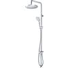 Omnires Yosemite set doccia a parete con soffione cromo SYSYOSEMITELUXCR