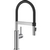 Blanco Sonea-S Flexo rubinetto da cucina verticale acciaio inossidabile-nero 526616
