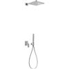 Tres Cuadro-Tres set doccia da incasso con soffione cromo 1.06.980