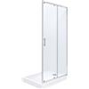 Roca Town-N porta doccia 120 cm scorrevole cromo lucida/vetro trasparente AMP2812012M