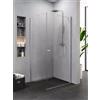New Trendy Superia box doccia 90x80 cm rettangolare cromo lucida/vetro trasparente K-0798