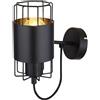 Rabalux Dimitri lampada da parete 1x40 W nero 3123