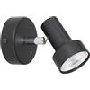 Rabalux Konrad lampada da parete 1x50 W nero 5322